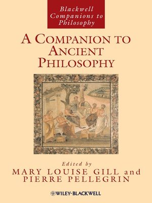 cover image of A Companion to Ancient Philosophy